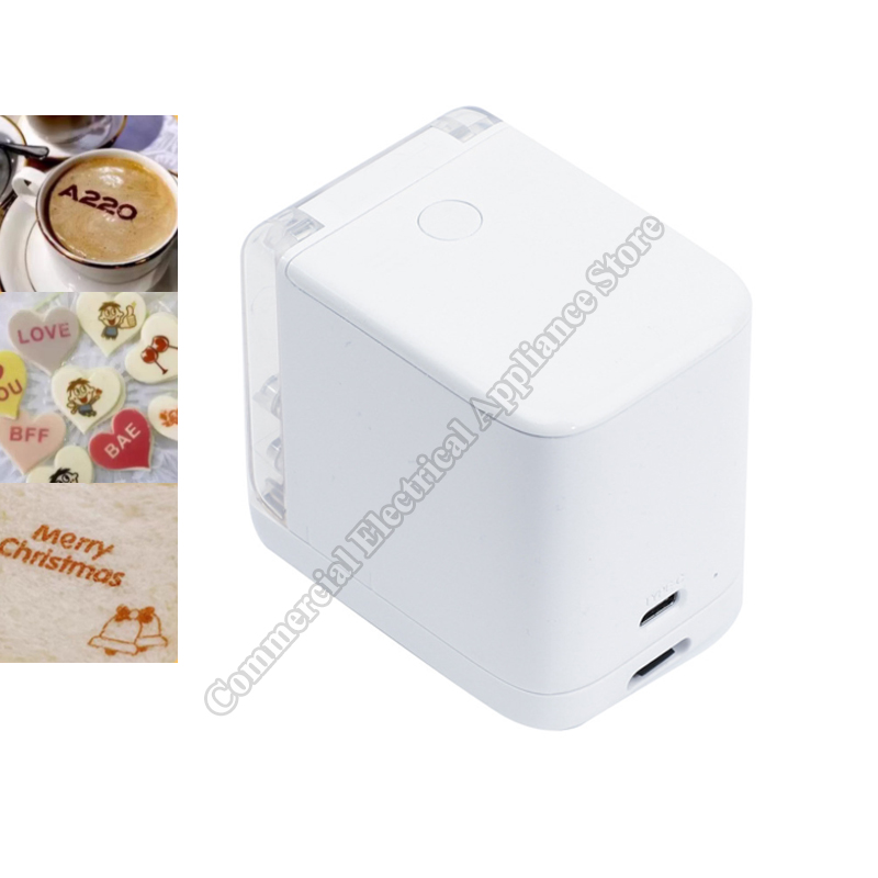 Coffee Tea Images - Handlicher Lebensmitteldrucker mit Markenlogo für Gebackenes