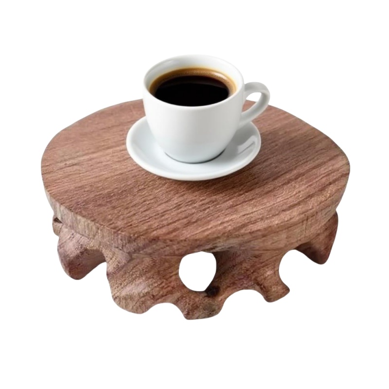 Coffee Tea For Plants - Einfache Miniatur Holz Kaffee Tee Sets