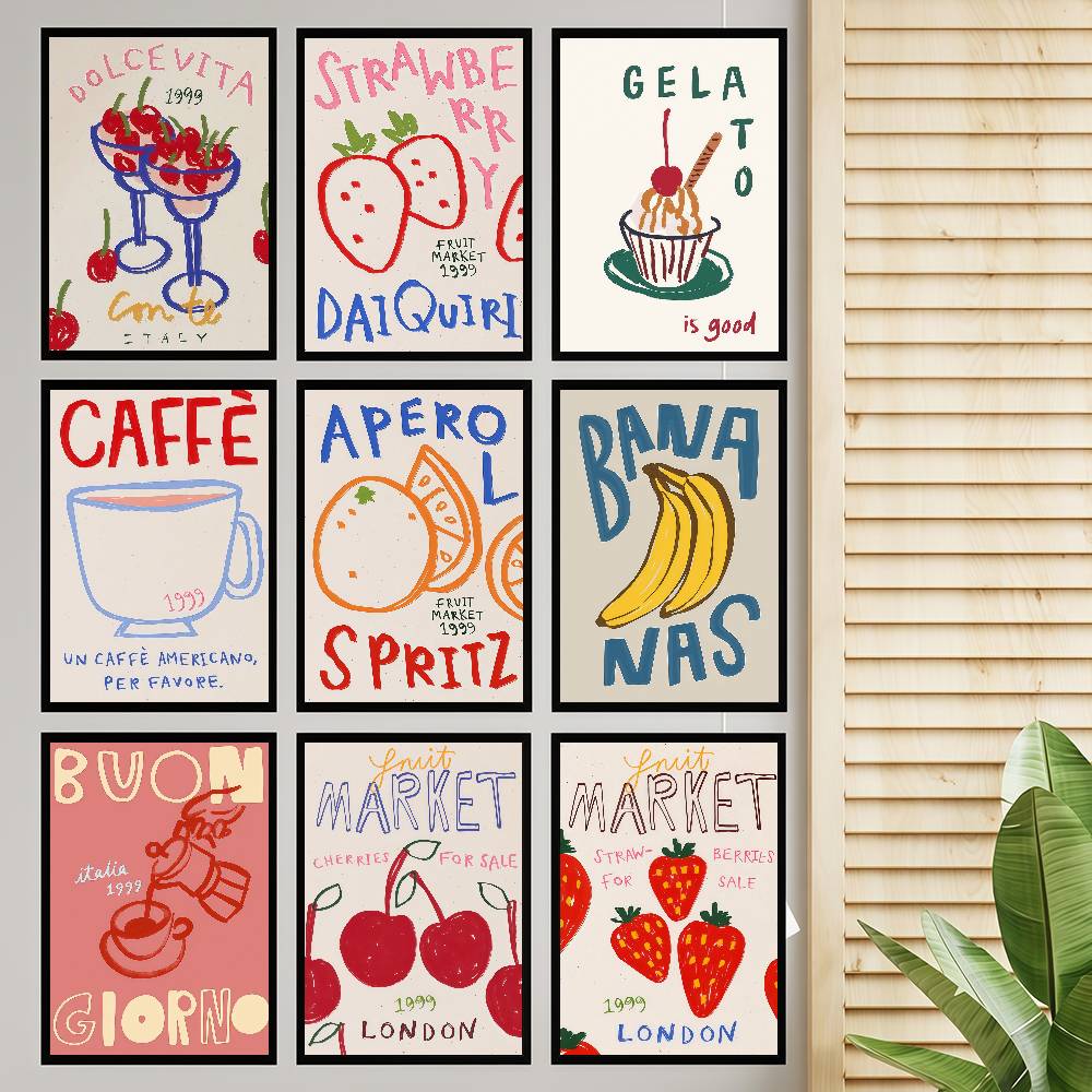 Wallpaper Coffee And Tea - Abstrakte Nachmittagstee Dessert Kaffee klassische Vintage