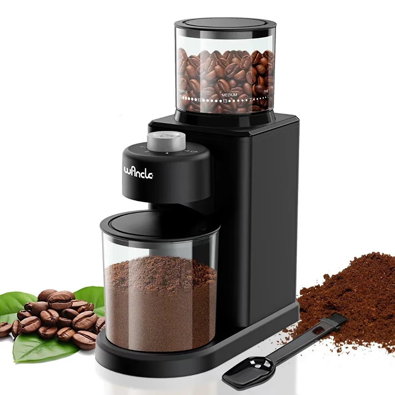 French Press Glass - Kaffeemühle, automatische elektrische konische Mühle mit