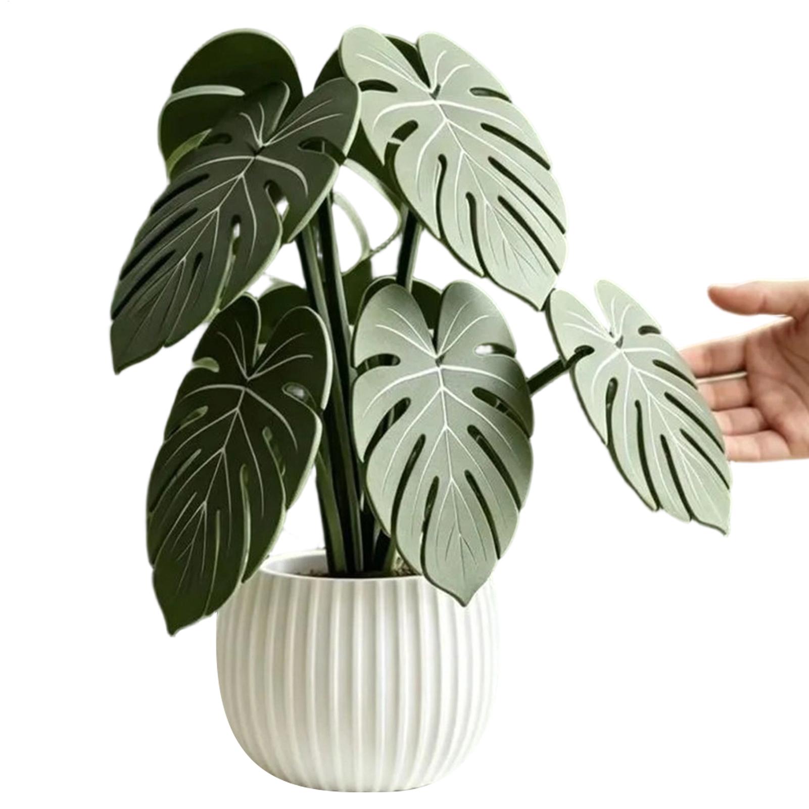 Coffee Tea For Plants - Künstlicher Blattuntersetzer, Kunstpflanzen-Untersetzer, Tischset, Tee- und