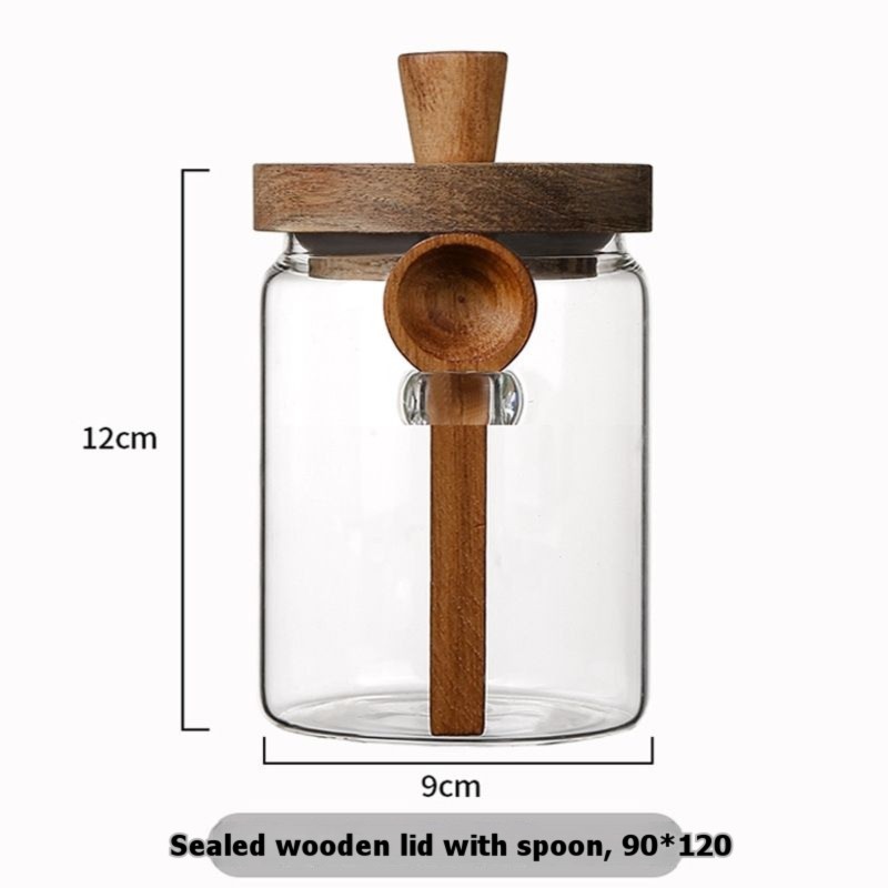 Coffee Tea Sugar Container Set - THIVN-Glasdosen-Set für Kaffee, Tee und Zucker,