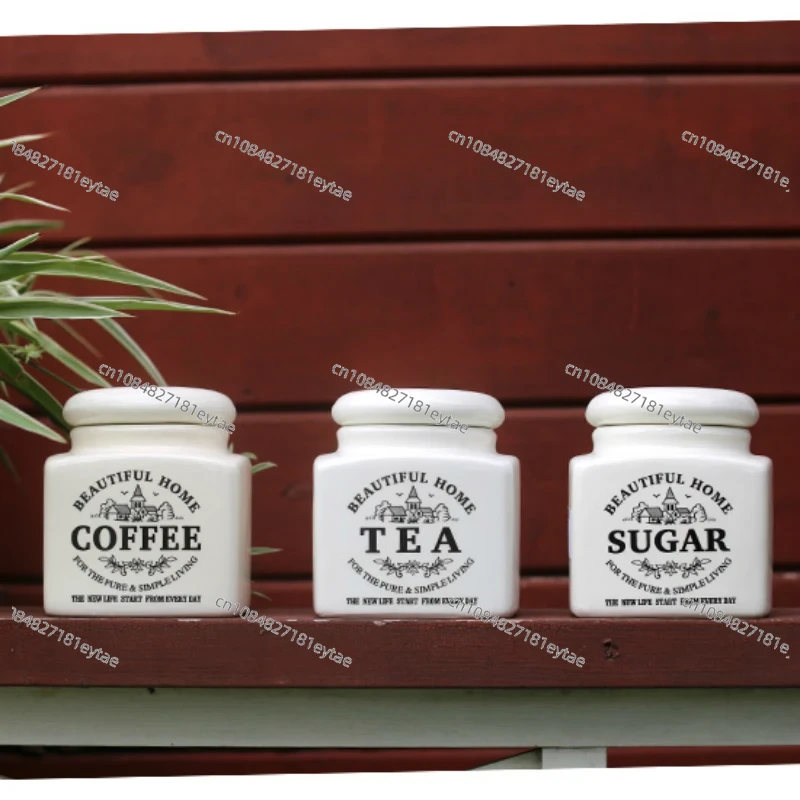 3-teiliges Set Café-Lebensmitt – Coffee Tea Sugar Container Set Bewertung und Preis