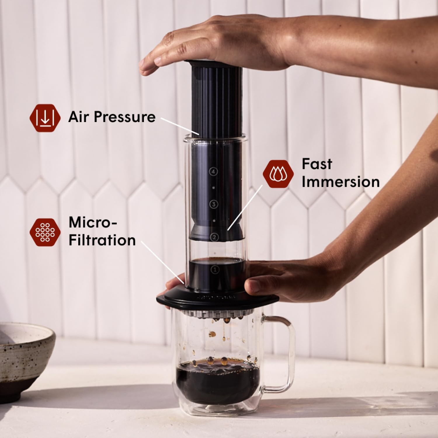 Premium-Kaffeepresse, Glas, Ed – French Press Glass Bewertung und Preis
