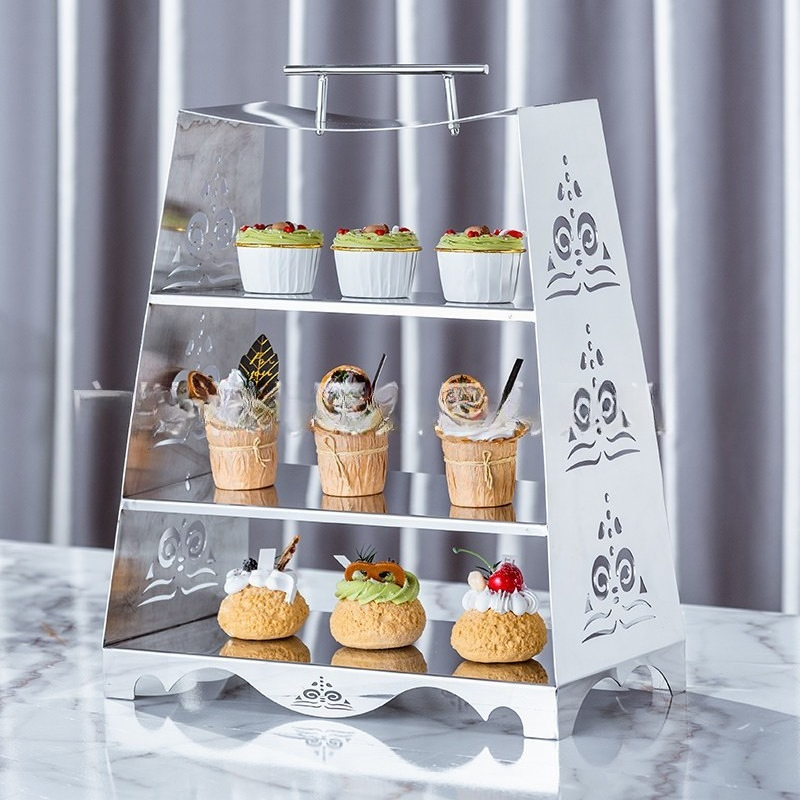 Dreistöckiger Obst- und Kuchen – Coffee Tea Break Bewertung und Preis