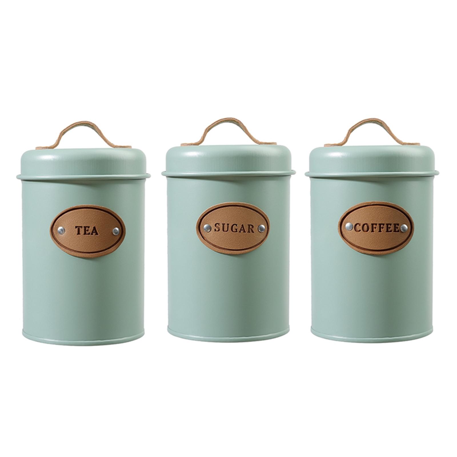 3-teiliges Mehrzweck-Küchenbeh – Coffee Tea Sugar Container Set Bewertung und Preis