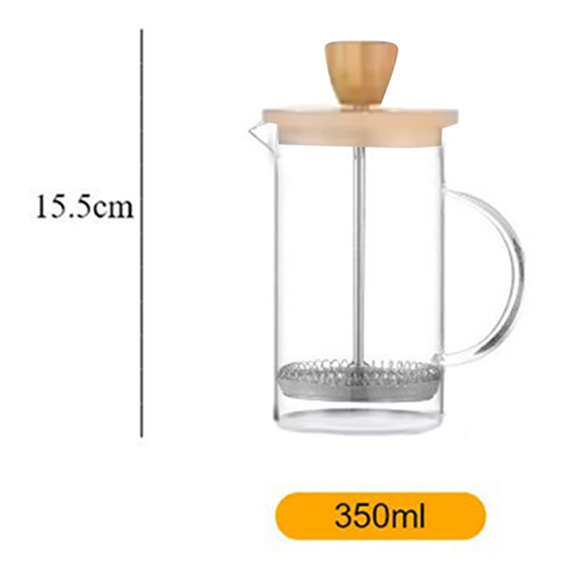Kaffee-French-Press-Kanne mit  – French Press Glass Bewertung und Preis