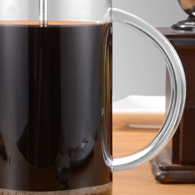 Kaffee-French-Press-Kanne mit  – French Press Glass Bewertung und Preis