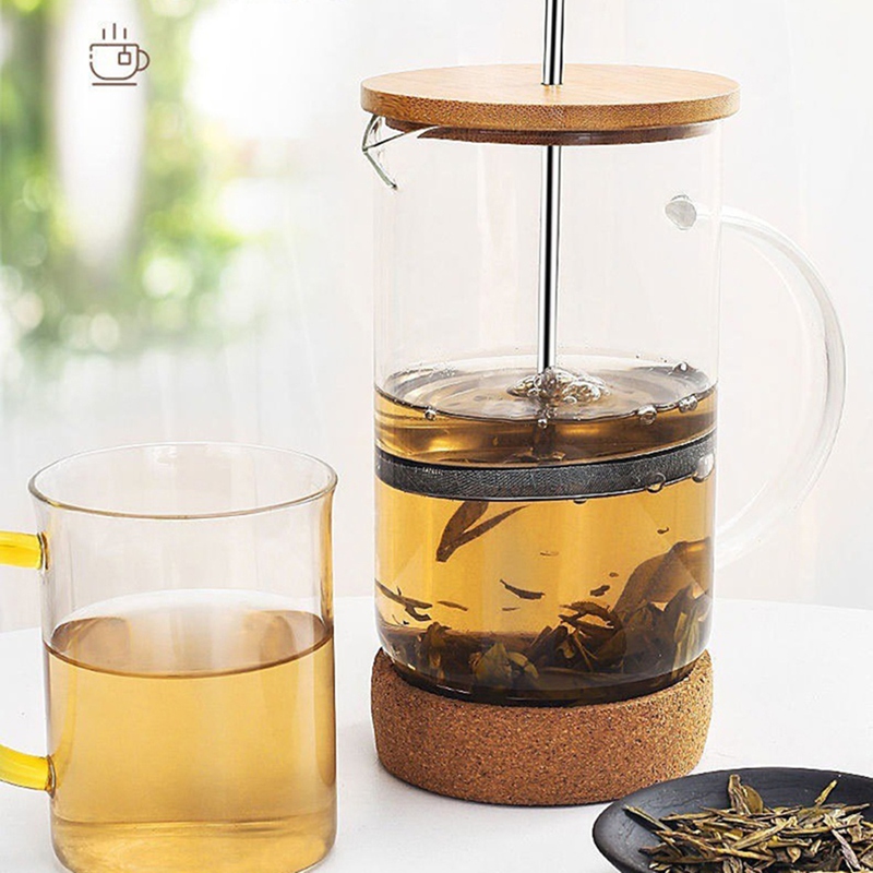 Kaffee-French-Press-Kanne mit  – French Press Glass Bewertung und Preis