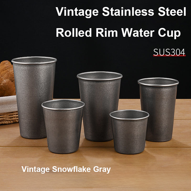 Retro Silberne Edelstahl-Trink – Coffee Tea Drink Bewertung und Preis
