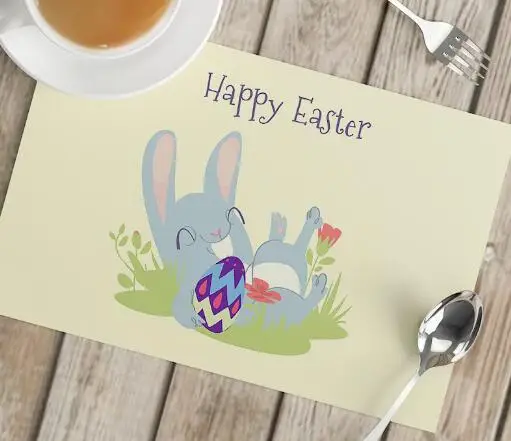 Cartoon Osterhasen-Eier Bedruc – Coffee Tea Place Bewertung und Preis