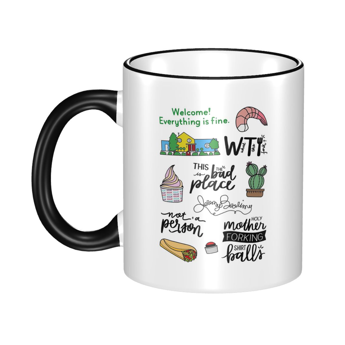 The Good Place TV-Show Kunst-T – Coffee Tea Place Bewertung und Preis