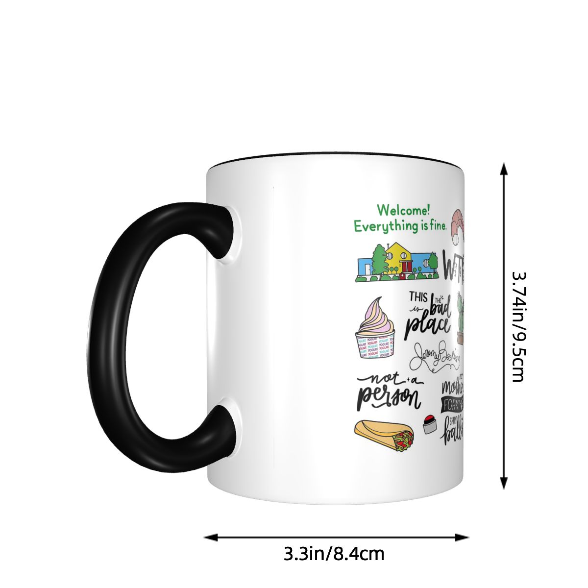 The Good Place TV-Show Kunst-T – Coffee Tea Place Bewertung und Preis