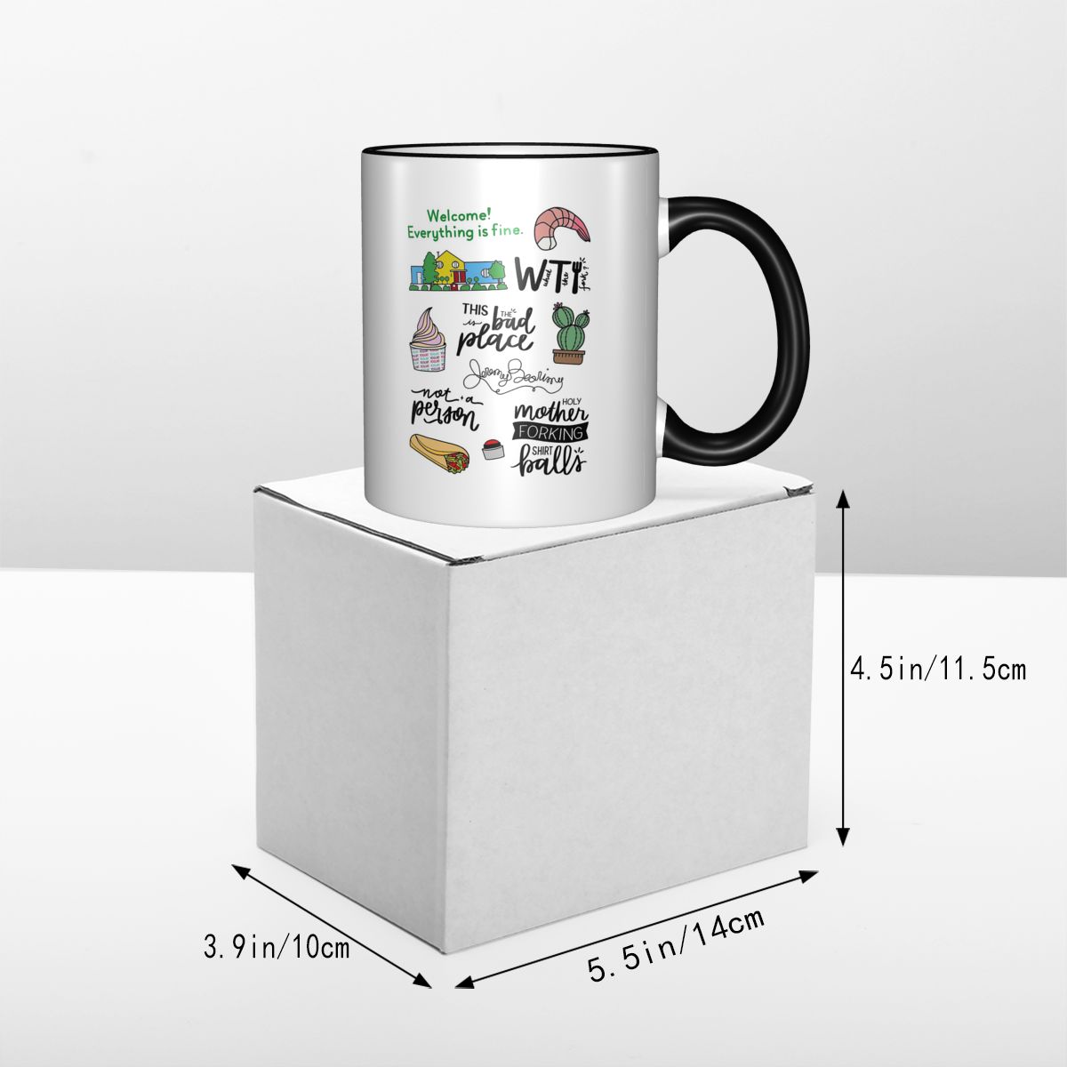 The Good Place TV-Show Kunst-T – Coffee Tea Place Bewertung und Preis