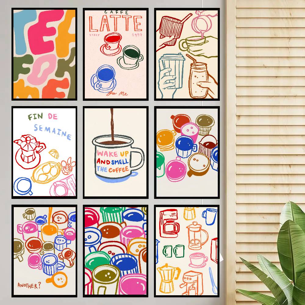 Farbästhetik Retro Küche Kaffe – Wallpaper Coffee And Tea Bewertung und Preis