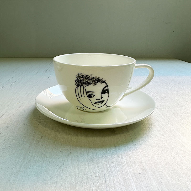 Keramiktasse mit handgezeichne – Coffee Tea Images Bewertung und Preis
