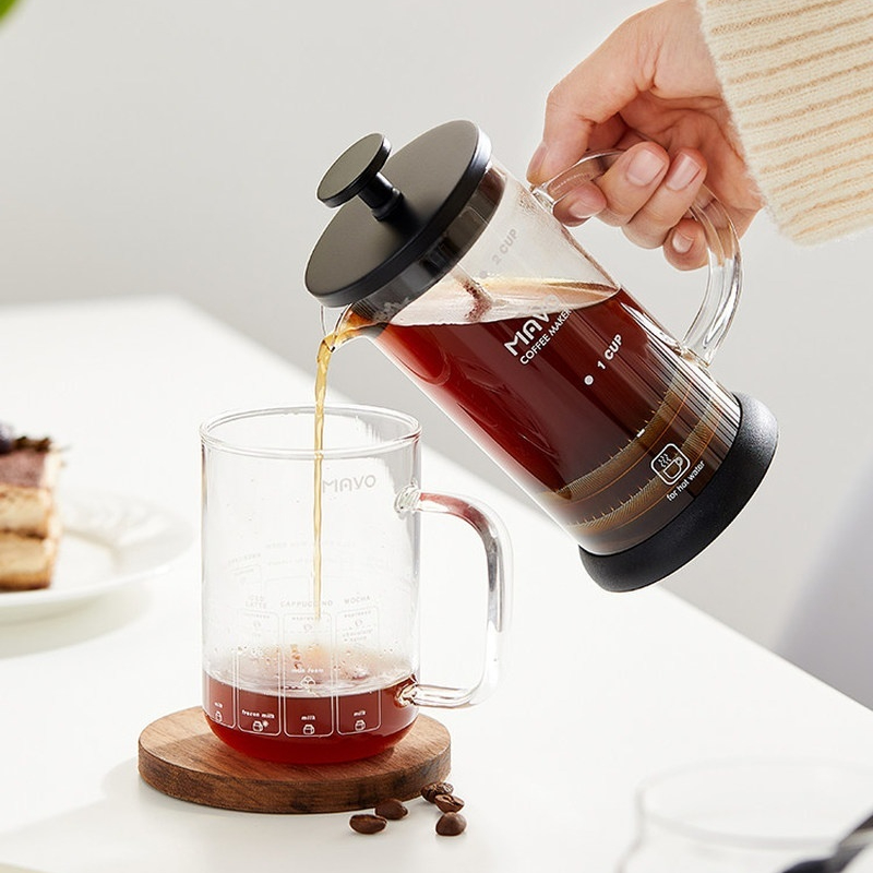 MAVO French-Press-Kaffeemaschi – French Press Glass Bewertung und Preis