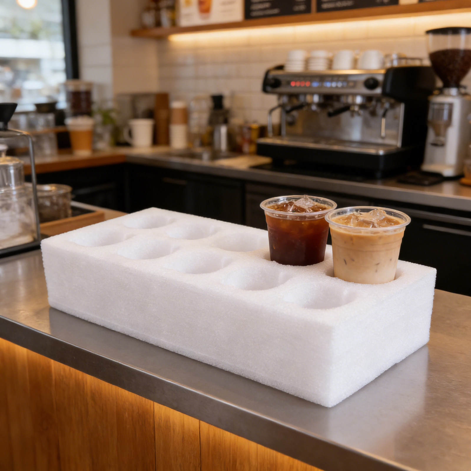Schaumstoff-Mehrlöcher-Getränk – Coffee Tea Drink Bewertung und Preis
