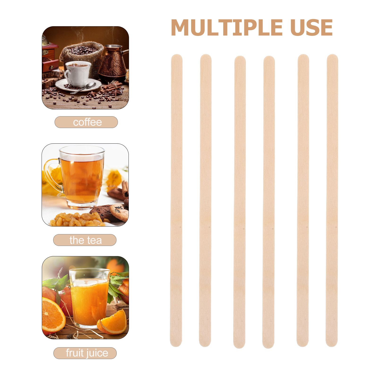 1000 Stück Holz-Kaffeerührstäb – Coffee Tea Drink Bewertung und Preis