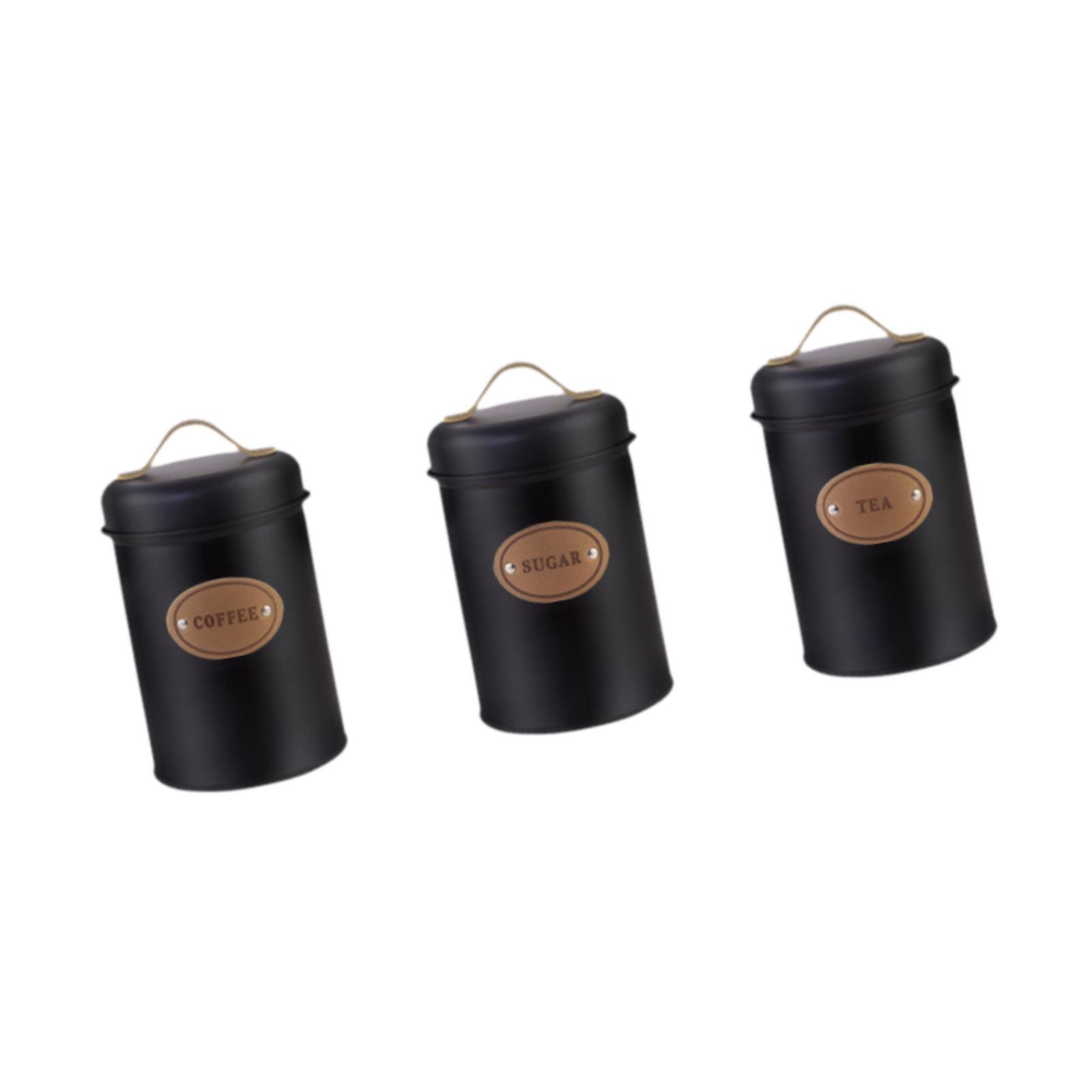 Metall-Küchenbehälter-Set mit  – Coffee Tea Sugar Container Set Bewertung und Preis