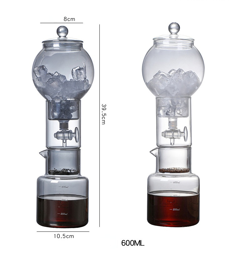 Kalt gebrühte Kaffeekanne Set  – French Press Glass Bewertung und Preis