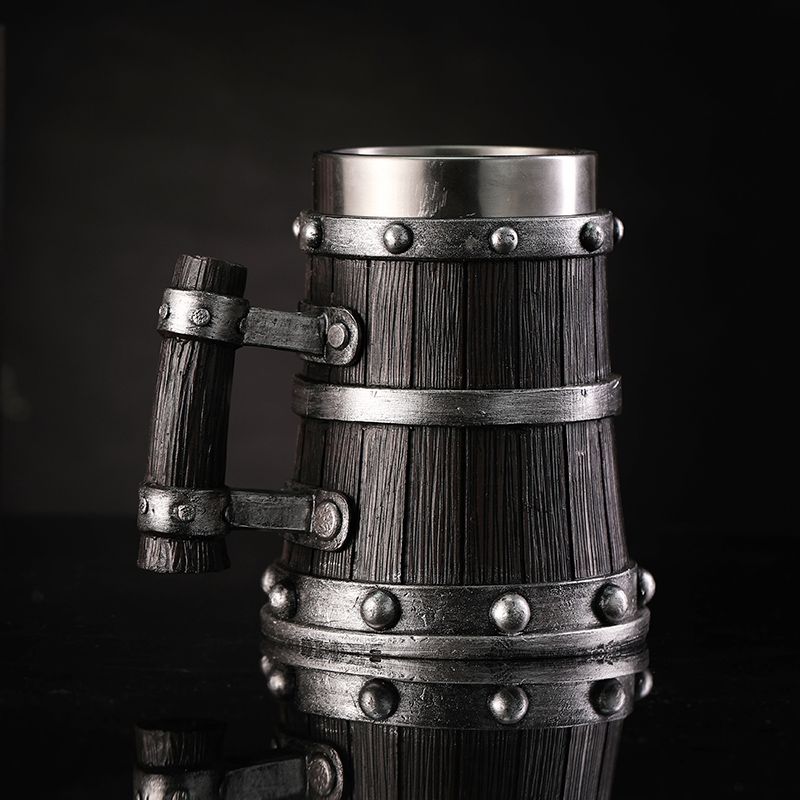 Holzmaserung Bierglas Harz Ede – Coffee Tea Drink Bewertung und Preis