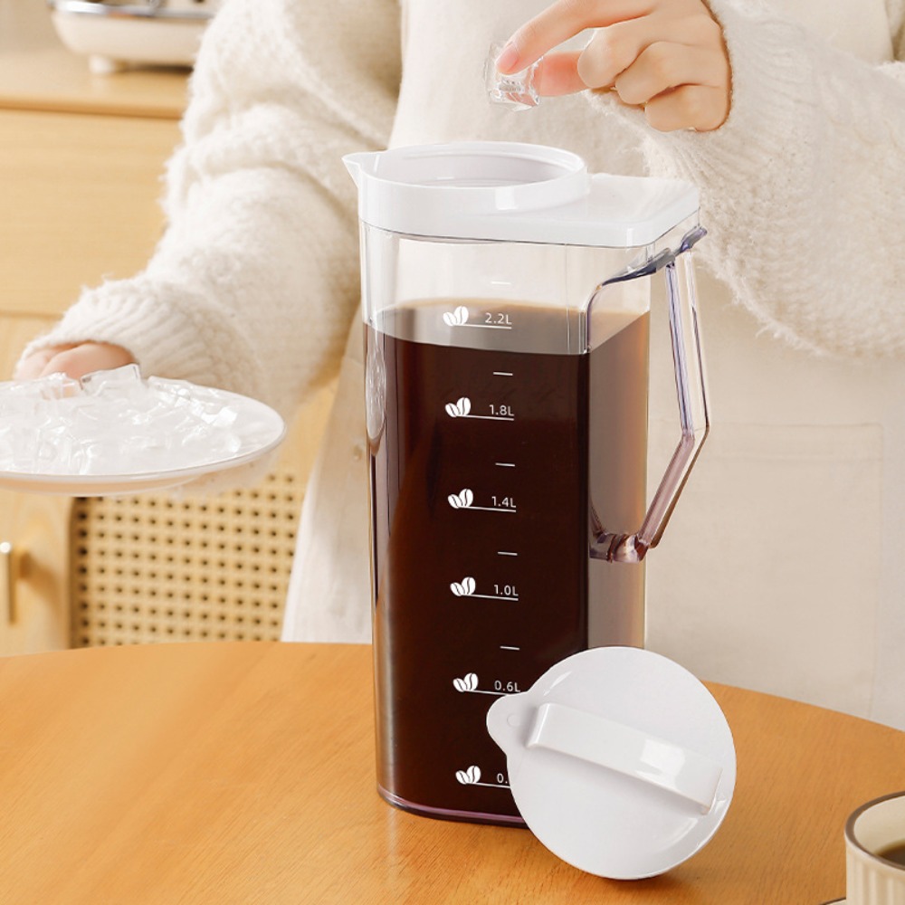 Große Kaltbrüh-Kaffeekanne mit – French Press Glass Bewertung und Preis