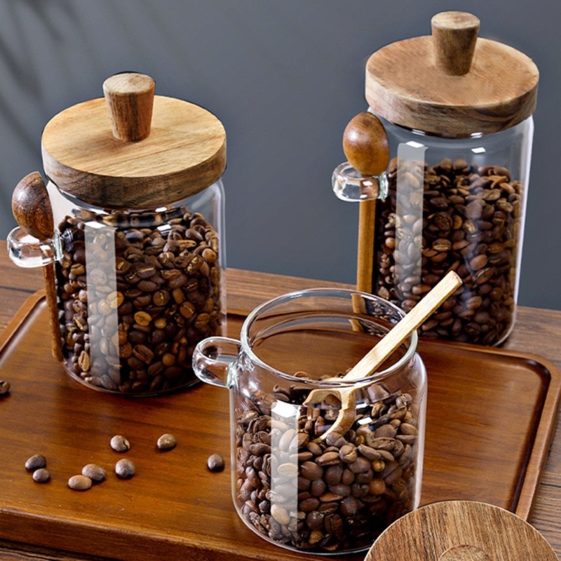 THIVN-Glasdosen-Set für Kaffee – Coffee Tea Sugar Container Set Bewertung und Preis